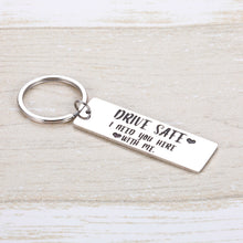 Load image into Gallery viewer, Husband Keychain Birthday Gift For Huaband Wife Boyfriend Girlfriend Fiance Couple Keychains Jewelry Couple Birthday Christmas Wedding Anniversary Valentines Gifts I Love You Keyring Silver
