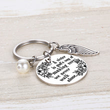 Load image into Gallery viewer, Sister Keychain Gifts from Sister Brother A sister is God’s Way of Making Sure We Never Walk Alone Sister Jewelry Christmas Birthday Gifts Sister Jewelry Friendship Keychain for Sisters BFF