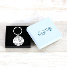 Load image into Gallery viewer, Grandmother Keychain from Granddaughter Inspirational Birthday Back to School Graduation Wedding Gift Stocking Stuffer Present Family Mother's Day Birthday Jewelry