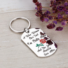 Load image into Gallery viewer, Birthday Funny Keychain gifts for women wife Mom Presents A Wise Women Once Said Inspirational Key Chain Retirement Christmas Novelty Gifts for Best Women Friend Coworker Daughter Mothers day