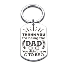 Load image into Gallery viewer, Dad Keychain from Daughter Son Father’s Day Gifts from Wife Kids Birthday Christmas Thanksgiving Day Key Ring Gifts for Dad Step Dad Bonus Dad