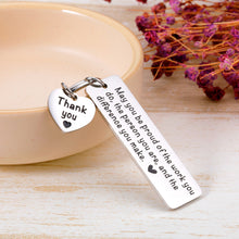 Load image into Gallery viewer, Colleague Appreciation Gifts Keychain for Coworker Employee Staff Men Women Boss Thank You Key Chain for Retirement Promotion Farewell Party Birthday Work Team Gifts Office Gifts for Goodbye Christmas