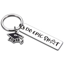 Load image into Gallery viewer, Graduation Keychain for Men Women 2021 Graduation Gifts for Best Friend Boys Girls High School College Graduation Key Chain Gifts for Sons Daughters from Dad Mom