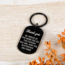 Load image into Gallery viewer, Thank You Gifts Keychain for Colleague Coworker Employee Staff Men Women Boss Appreciation Gifts for Retirement Promotion Farewell Birthday Work Team Office Gifts for Team Member Goodbye Christmas