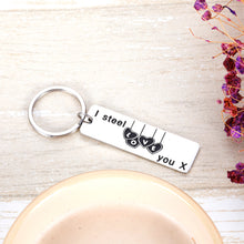 Load image into Gallery viewer, 11 Anniversary Jewelry Gifs for Husband Wife Him Her Romantic Steel Anniversary Git Keychain for Men Women Girlfriend Boyfriend Hubby Wifey Wedding Marriage