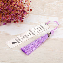 Load image into Gallery viewer, Inspirational Gift Bookmark with Tassel for Him Her Boys Girls Birthday Christmas Graduation Back to School Gifts Bookmark for Book Lovers Readers Friends Teens Kids