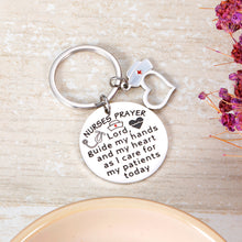 Load image into Gallery viewer, Nursing Day Week Gifts Keychain for Women Men 2021 Nurse Graduation Gifts for Her Him Nurse Friends Coworkers Nurse Practitioner Birthday Christmas Gifts