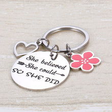 Load image into Gallery viewer, Inspirational Graduation Gifts for Nurse Students BFF Women Girls Family Birthday Back to School Keychain Charm Pendent for Daughter Sister Best Friend Mother Keyring Jewelry
