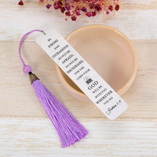 Load image into Gallery viewer, Book Lovers Gifts Bookmarks for Women Men Friends Birthday Religious Bible Metal Book Marks with Tassle for Kids Teens Girls Boys Bookworms World Book Days Inspirational Be Strong Book Club Gifts
