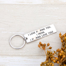 Load image into Gallery viewer, Husband Keychain Birthday Gift For Huaband Wife Boyfriend Girlfriend Fiance Couple Keychains Jewelry Couple Birthday Wedding Anniversary Valentines Gifts I Love You Keyring
