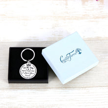 Load image into Gallery viewer, To My Son Keychain from Mom Dad Inspirational Birthday Graduation Back to School Wedding Gifts for Son Stepson Teen Boys Kid Men Never Forget That How Much I Love You Key chain