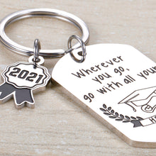 Load image into Gallery viewer, Graduation Gifts for Him Her 2021 High School Inspirational Graduation Keychain Gift for Daughter Son Boys Girls from Mom Dad Nurse Student Gifts College Grad Gifts Best Friends Gifts for Women Men