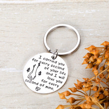 Load image into Gallery viewer, Pregnancy Loss Memorial Gifts Remembrance Keychain Miscarriage Keepsake Loss of Baby Infant Child Sympathy Comfort Gifts for Kids I Carried You Every Second of Your Life for Mother