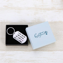 Load image into Gallery viewer, Funny Keychain for Boyfriend Husband Fiance Men Him I Love for Who You Are Keyring Lover Couple Jewelry Adult Humor Naughty Gag Gifts from Girlfriend Wife Anniversary Valentine's Day