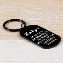 Load image into Gallery viewer, Thank You Gifts Keychain for Colleague Coworker Employee Staff Men Women Boss Appreciation Gifts for Retirement Promotion Farewell Birthday Work Team Office Gifts for Team Member Goodbye Christmas
