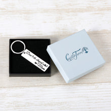 Load image into Gallery viewer, Funny Keychains Gift for Kids Teens Gag Keychain for Men Women Son Daughter Boy Girl Funny Sarcasm Gifts Don't Do Stupid Keychain from Mom Christmas Birthday Graduation New Driver Humor Gag Gift