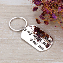 Load image into Gallery viewer, Funny Anniversary Keychain Gifts for Him Her Husband Boyfriend You Have My Heart Love Engagement Key chain Couple Wife Girlfriend Keyring for Christmas Birthday Valentine's Day Men Woman