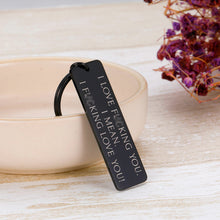 Load image into Gallery viewer, Husband Keychain Birthday Gift For Huaband Wife Boyfriend Girlfriend Fiance Couple Keychains Jewelry Couple Birthday Christmas Wedding Anniversary Valentines Gifts I Love You Keyring