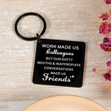 Load image into Gallery viewer, Appreciation Gifts for Coworkers Colleagues Work Friends Besties Going Away Farewell Birthday Gifts Keychain for Women Men Partners Retirement Goodbye Promotion Christmas Keyring Present Potty Mouths