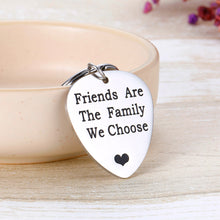 Load image into Gallery viewer, Friends Keychain Gifts for Best Friend BFF Besties Sister Long Distance Friend Inspirational Gifts Friends are The Family We Choose Keyring Friendship Gifts for Birthdays Weddings Valentines Day