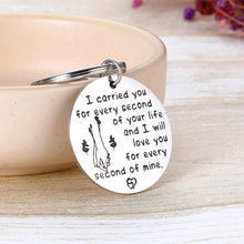 Load image into Gallery viewer, Pregnancy Loss Memorial Gifts Remembrance Keychain Miscarriage Keepsake Loss of Baby Infant Child Sympathy Comfort Gifts for Kids I Carried You Every Second of Your Life for Mother