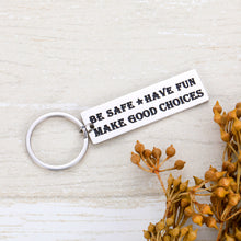 Load image into Gallery viewer, Funny New driver keychain for Teen Girls Boys New College Student Gifts High School Graduation Keychain for Daughter Son Going Away Birthday Gif for Her Him Christmas Gif Jewelry