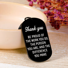 Load image into Gallery viewer, Thank You Gifts Keychain for Colleague Coworker Employee Staff Men Women Boss Appreciation Gifts for Retirement Promotion Farewell Birthday Work Team Office Gifts for Team Member Goodbye Christmas