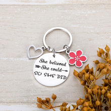 Load image into Gallery viewer, Inspirational Graduation Gifts for Nurse Students BFF Women Girls Family Birthday Back to School Keychain Charm Pendent for Daughter Sister Best Friend Mother Keyring Jewelry