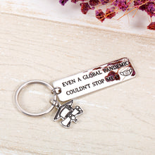 Load image into Gallery viewer, Funny Graduation Keychain Gifts for Her Him Class of 2021 Senior High School College Graduation Keyring for Boys Girls Daughter Son Teens Graduates