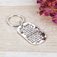 Load image into Gallery viewer, Valentines Day Gifts for Him Boyfriend Birthday Anniversary Gifts Keychain for Men Groom Fiance Hubby Husband from Wife Girlfriend Wedding Gifts Key Ring
