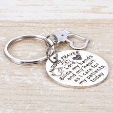 Load image into Gallery viewer, Nursing Day Week Gifts Keychain for Women Men 2021 Nurse Graduation Gifts for Her Him Nurse Friends Coworkers Nurse Practitioner Birthday Christmas Gifts