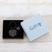 Load image into Gallery viewer, Boss Appreciation Gift Keychain for Supervisor Leader Manager Thank You Mentor Retirement Leaving Birthday Christmas Gifts Goodbye Leaving Gift Keyring for Coworker Colleague Women Men