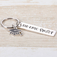 Load image into Gallery viewer, Graduation Keychain for Men Women 2021 Graduation Gifts for Best Friend Boys Girls High School College Graduation Key Chain Gifts for Sons Daughters from Dad Mom