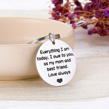Load image into Gallery viewer, Mom Appreciation Gifs Appreciation Keychain for Mom Mother Stepmother from Daughter Son Kids Mother of the Bride Mothers Day Wedding Valentines Birthday Gifs for Women Parent Best Friend