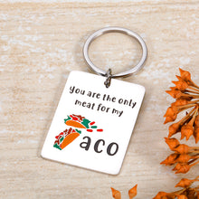 Load image into Gallery viewer, Best Naughty Valentine Gifts for Boyfriend Him Her Husband Funny Anniversary Dating Birthday Gifts for Women Men Girlfriend Soulmate Bestie Novelty Valentines Day Gifts Keyring for Taco Lover Keychain
