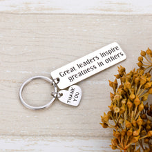 Load image into Gallery viewer, Boss Coworker Gifts Office Keychain for Leader Coach Supervisor Mentor Thank You Leaving Retirement Appreciation Gift for Manager Women Men Boss Day Birthday Christmas Keychain for Colleague Farewell