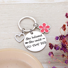 Load image into Gallery viewer, Inspirational Graduation Gifts for Nurse Students BFF Women Girls Family Birthday Back to School Keychain Charm Pendent for Daughter Sister Best Friend Mother Keyring Jewelry