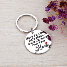 Load image into Gallery viewer, New Driver Keychain for Son Daughter Boyfriend Girlfriend Children Teens Student Grandson Granddaughter Sweet 16 Going Away Gift Keyring Reminder for Birthday Stocking Stuffer Graduation Party