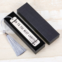 Load image into Gallery viewer, On to The Next Chapter Bookmark with Tassel for Kids Boys Girls Wedding Gift Graduation Gift Retirement Gift for Reader Book Lovers Teacher Appreciation Gift