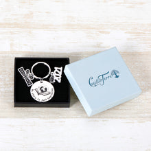 Load image into Gallery viewer, 2021 Graduation Gifts Keychain My Story is Just Beginning Key Ring for Class of 2021 Her Him Graduates High School Nursing School Grads Gifts Best Friends Gifts
