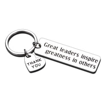 Load image into Gallery viewer, Boss Coworker Gifts Office Keychain for Leader Coach Supervisor Mentor Thank You Leaving Retirement Appreciation Gift for Manager Women Men Boss Day Birthday Christmas Keychain for Colleague Farewell
