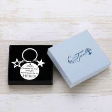 Load image into Gallery viewer, Dad Keychain from Daughter for Birthday Thanksgiving Day Fathers Day Jewelry Gifts Family Present For Daddy Papa Grandpa Men Funny Love Keychain from Child Kid Granddaughter