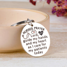Load image into Gallery viewer, Nursing Day Week Gifts Keychain for Women Men 2021 Nurse Graduation Gifts for Her Him Nurse Friends Coworkers Nurse Practitioner Birthday Christmas Gifts