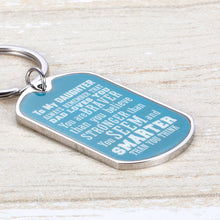 Load image into Gallery viewer, Inspirational Gifts Keychain to Daughter Inspirational Gift Birthday Graduation Gifts for Girls Women Wedding Valentine's Day Always Remember You are Braver Than You Believe