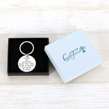 Load image into Gallery viewer, Father Daughter Keychain for Dad Fathers Day Back to School Graduation Gift For Husband Stepdad Grandpa from Girl Stepdaughter Men Father in Law Sweet 16 18 Birthday Wedding Valentines’ Day