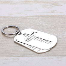Load image into Gallery viewer, Bible Verse Keychain for Wife Husband Brother Sister Nephew Niece Lords Prayer Cross keychain Family Gif for Father Mother Grandson Granddaughter for Engagement Gathering Baptism