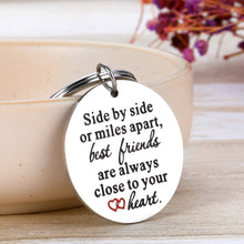 Load image into Gallery viewer, Best Friends Keychain Friendship Gifts for Teens Kids Women Men Best Friends Besties BFF Soul Sisters Long Distance Friendship Birthday Graduation Thanksgiving Day Gifts