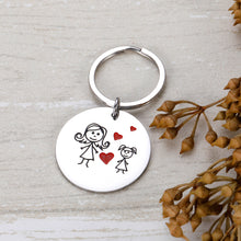 Load image into Gallery viewer, Daughter Keychain Keyring Inspirational Family Gifts from Mom Dad Father Mother for Daughter Son Women Girls Granddaughter Grandson Her Sentimental Keychain Birthday Graduation Gifs Keyring