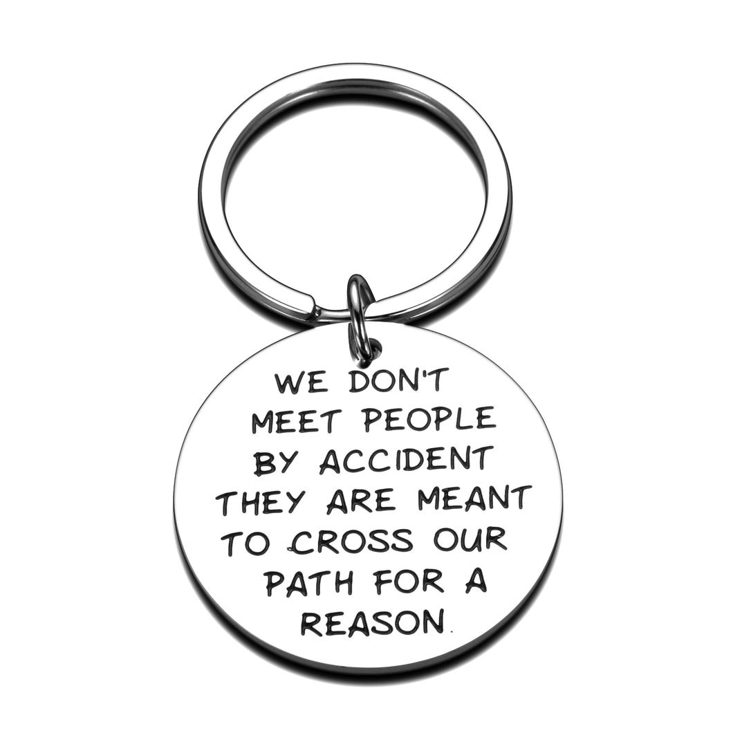Coworker Leaving Gifts Keychain for Men Women Retirement Jewelry Farewell Gift for Colleague Boss Doctor Nurse Teacher Friend Male Female Employee Goodbye Gift Friendship Memorial Keepsake