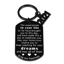 Load image into Gallery viewer, Graduation Gifts for Him Her 2021 High School Middle School Graduation Gifts Keychain for Girls Boys Inspiration Gifts Keyring for Son Daughter Student from Mom Dad
